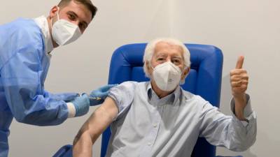 V Italiji so presegli mejnik 9 milijonov vbrizganih odmerkov cepiva (ANSA)