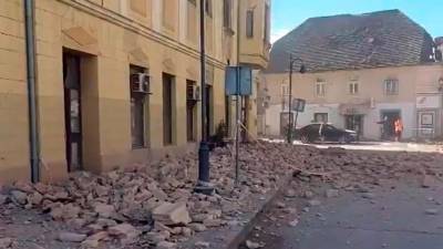 Močan potres je prizadel Petrinje 29. decembra 2020 (ARHIV)