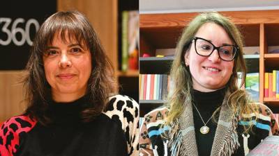 Z leve Jana Kalc in Urška Vidoni (FOTODAMJ@N)