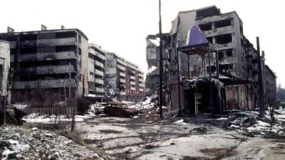Porušena Grbavica v Sarajevu (ARHIV)