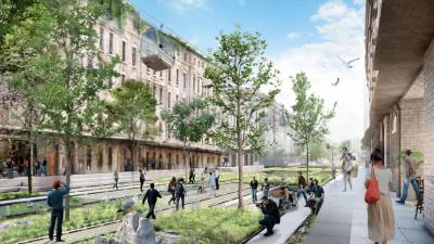 Smernice projekta za načrtovanje zelenih površin v Starem pristanišču, ki jih je predstavil nemški arhitekt Andreas Kipar