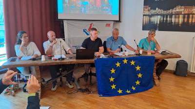 Predstavniki Medregijskega sindikalnega sveta FJK/Slovenija (CGIL)