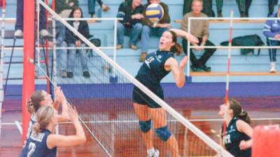 Odbojkarica Deborah Vitez, ko je še igrala za Kontovel (ARHIV)