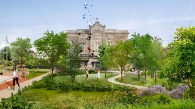 Render bodočega parka