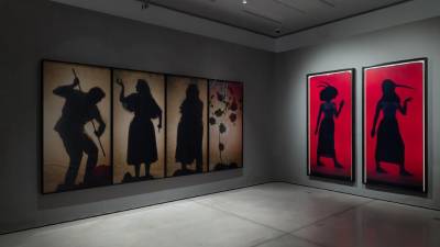 Detajl razstave Art Vital v ljubljanski Cukrarni (BLAŽ GUTMAN/MGML)