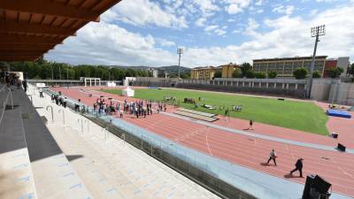 Na seznamu nujnih infrastrukturnih del je tudi dotrajana tekaška proga atletskega stadiona Grezar