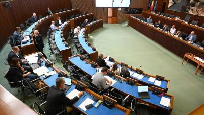 Zasedanje prvega stalnega odbora deželnega sveta FJK