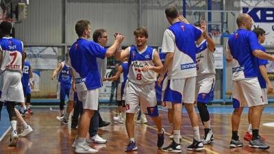 Veselje borovcev po današnji zmagi, v ospredju Tadjan Škerl (FOTODAMJ@N)