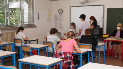 Izpit na goriški šoli Ivana Trinka (BUMBACA)