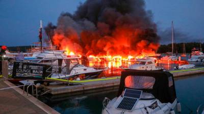 Prizorišče požara (ANDREA FURLAN/FACEBOOK)