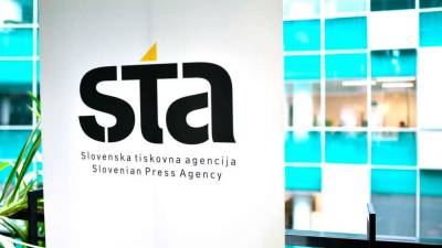 Logotip Slovenske tiskovne agencije (FB STA)