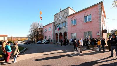 Protest proti oddajniku v Vižovljah pred občinsko hišo v Nabrežini (FOTODAMJ@N)