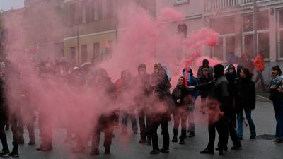 Lanskoletni protestni shod anarhistov, antifašistov in komunistov kolektiva Burjana ob 25. aprilu (ARHIV)