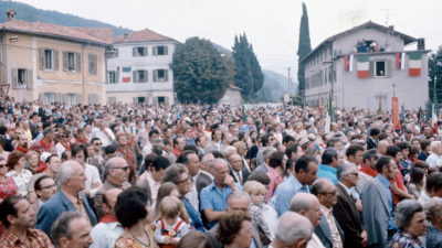 Svečano odkritje spomenika v Podgori 28. septembra 1975 (SILVAN PITTOLI)