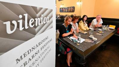 Nagrajenci Vilenice v kavarni San Marco (FOTODAMJ@N)