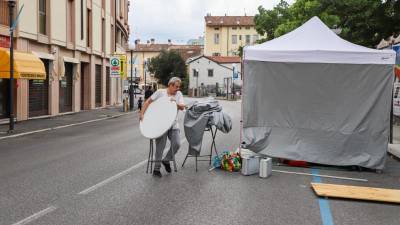 Goriško mestno središče že zaprto za promet