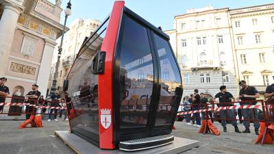 Model kabine, ki ga je zgradilo podjetje Leitner