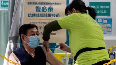 Cepljenje na Kitajskem (ANSA)