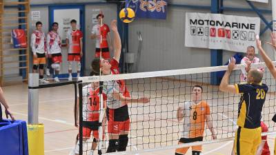 Odbojkarji SloVolleyja Studio Vegliach v D-ligi (FOTODAMJ@N)