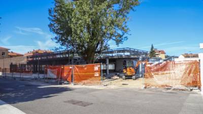 Gradbišče nove parkirne hiše (TIBALDI)