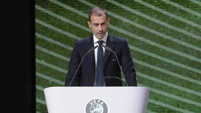 Predsednik Evropske nogometne zveze (Uefa) Aleksander Čeferin