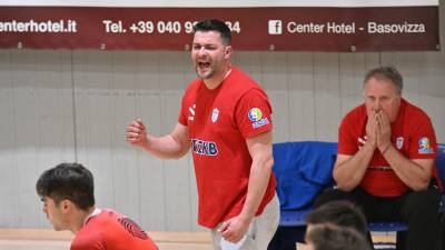 Trener SloVolleyja Ambrož Peterlin (FOTODAMJ@N)