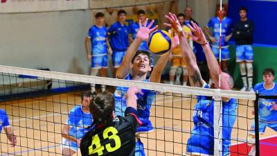 Odbojkarji Soče SloVolleyja so izgubili proti ekipi Caselle (FOTODAMJ@N)