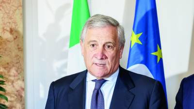 Italijanski minister za zunanje zadeve in mednarodno kooperacijo Antonio Tajani