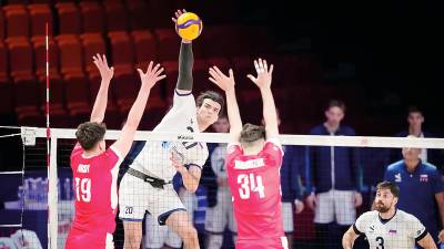 Mladi odbojkar Nik Mujanović se je že izkazal na prejšnjih tekmah svetovne lige (VOLLEYBALLWORLD)