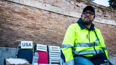 Stefano Puzzer (ANSA)