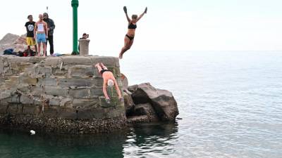 85-letni Mario Cigar in njegova hči Ilaria pri Čedazu v Barkovljah (FOTODAMJ@N)