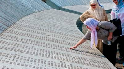 Spominski park v Srebrenici (ANŽE HODALIČ/ARHIV)