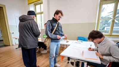 Eno od volišč v Gorici (TIBALDI)