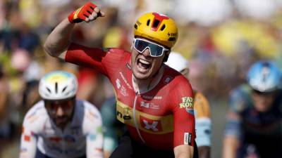 Norvežan Soeren Waerenskjold je zmagovalec 11. etape kolesarske dirke po Franciji