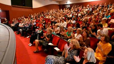 Današnje dopoldansko odprtje 58. jesenskega seminarja za vzgojitelje, učitelje in profesorje slovenskih oz. dvojezičnih šol v Italiji (FOTODAMJ@N)