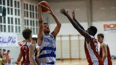 Kontovelov košarkar Aleksander Daneu je v Vidmu dosegel 18 točk in 7 skokov (FOTODAMJ@N)