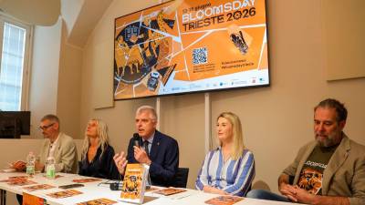 Z včerajšnje predstavitve praznika literature Bloomsday (OBČINA TRST)