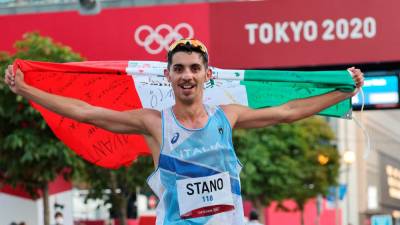 Italijan Massimo Stano je nov olimipijski prvak v hitri hoji