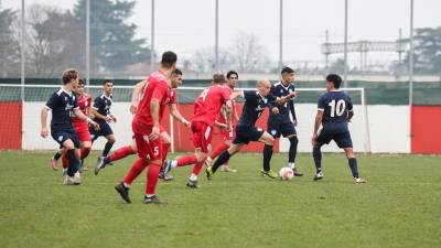 Juventina na arhivski fotografiji na derbiju proti Pro Gorizii (TIBALDI)