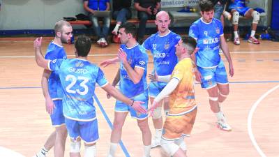 Odbojkarji Soče SloVolleyja na arhivski fotografiji (FOTODAMJ@N)