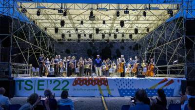 Na Gradu sv. Justa se koncerti v poletnih mesecih priljubljeni (ARHIV)