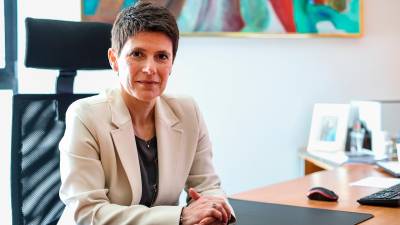 Izvršna direktorica Zadružne kraške banke Trst Gorica Emanuela Bratos (LUCA TEDESCHI/FOTODAMJ@N)