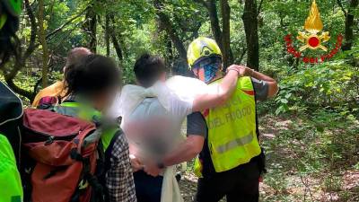 Prizor reševalne akcije (GASILCI)