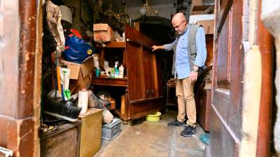 Voda je preplavila več starinarn (FOTODAMJ@N)