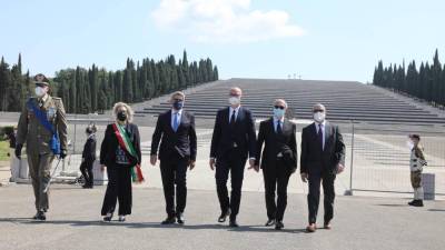 Na današnji slovesnosti v Redipulji (BUMBACA)