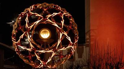 Olimpijski ogenj v Cortini