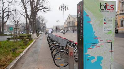Na desetih postajah, ki so postavljene na različnih koncih mesta, si je mogoče izposoditi 148 koles (FOTODAMJ@N)