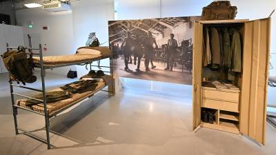 Razstava o obveznem vojaškem roku v tržaškem muzeju Diego de Henriquez (FOTODAMJ@N)