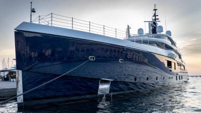 Jahta Zazou ob Pomolu Pescheria (FOTODAMJ@N)