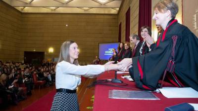 Lani je na tržaški univerzi diplomirala prva slovenska logopedinja, Maria Milanese iz Štandreža (na fotografiji), letos je štafetno palico prevzela Katerina Sossi (FOTODAMJ@N)
